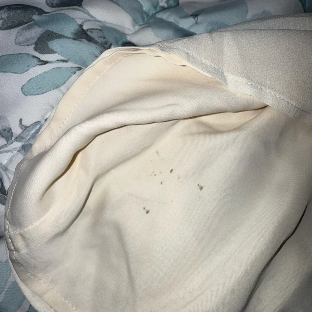 *SOLD*Reformation Cream Tie-Strap Mini Dress - Picture 10 of 10